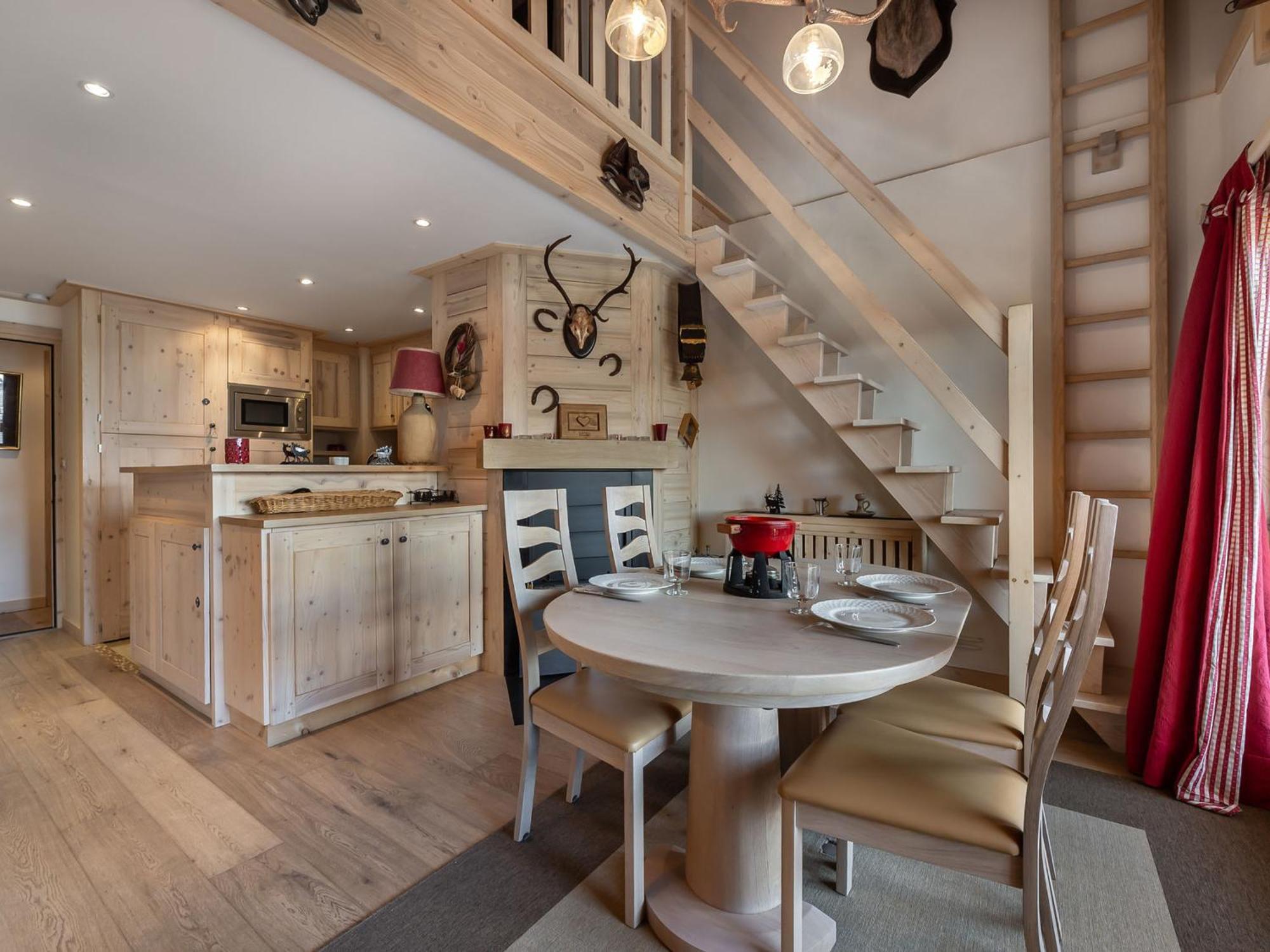 Apartment Charmant A Meribel, 6 Pers, Proche Pistes Avec Parking Et Wifi - Fr-1-565-33